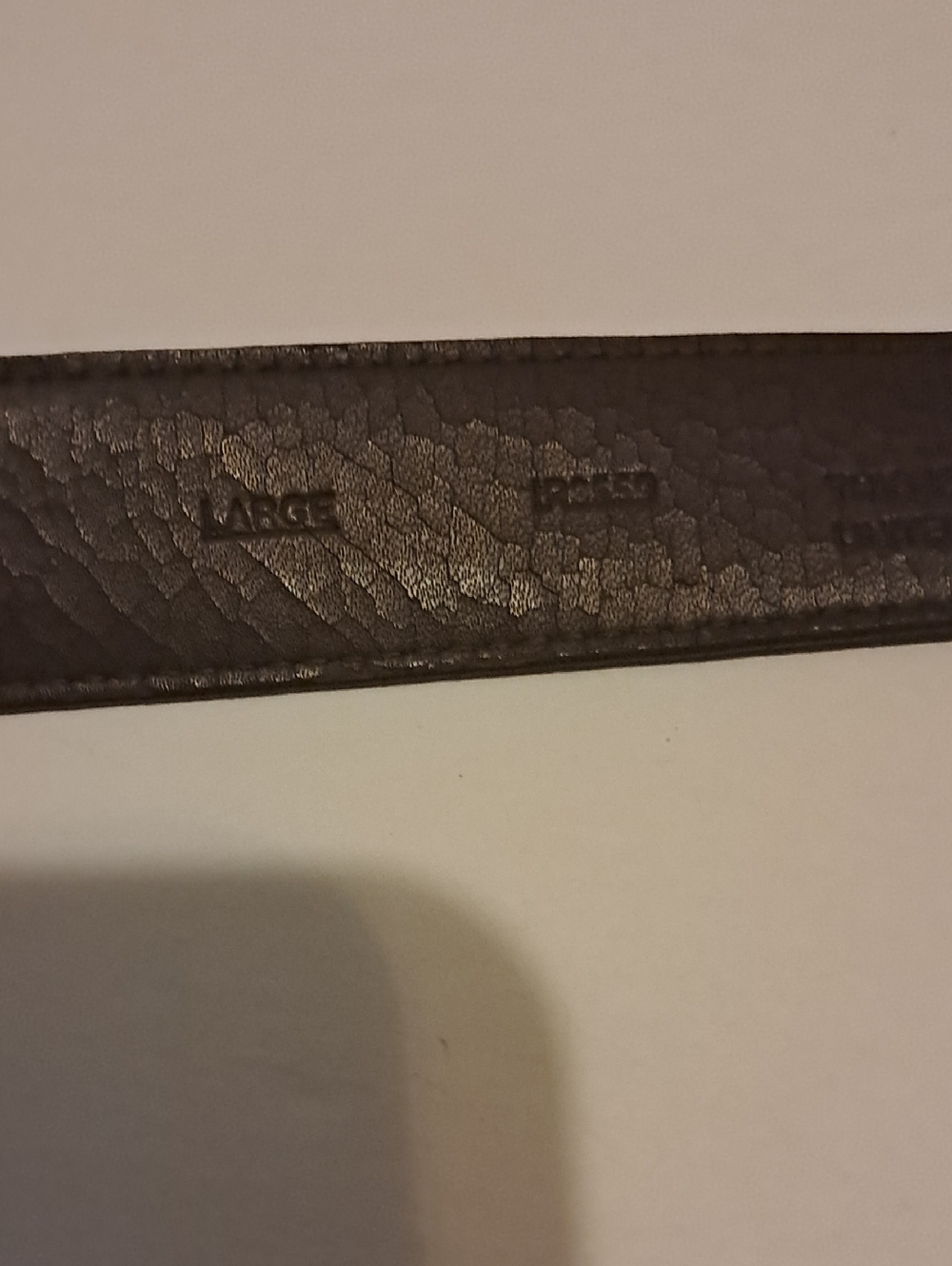 Coach Brown Cowhide Leather Logo-Stamped Belt with Solid Brass Buckle - Picture 8 of 9